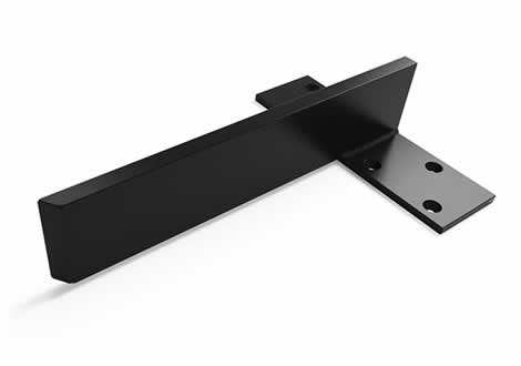 The In Wall Mounted Granite Bracket can be used to float a granite shelf from inside a wall.